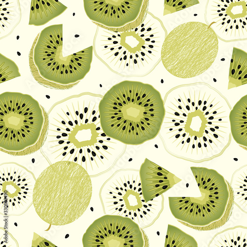 Kiwi friuts pattern