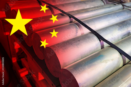 Canvas Print Import of metal from China
