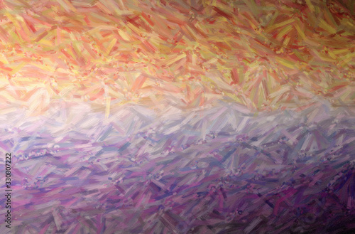 Illustration of brown and p...