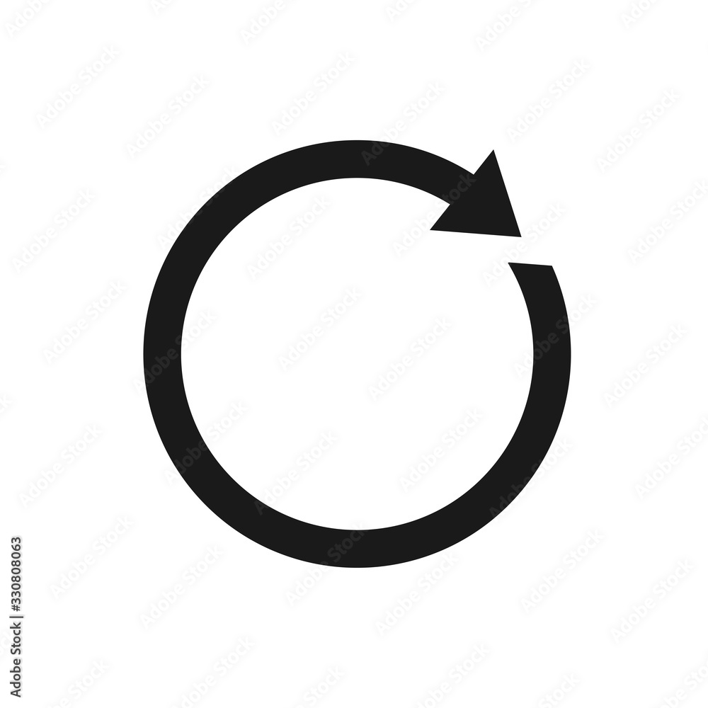 refresh vector icon, circle icon, reload icon in trendy flat style refresh vector icon, circle icon, reload icon in trendy flat style