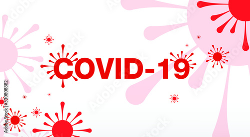 Coronavirus abstract background. Medical Genetics Bacteriological Microorganism.