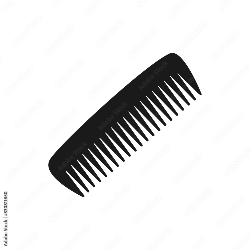 hair comb vector icon in trendy flat design hair comb vector icon in trendy flat design