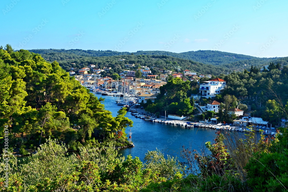 Greece,island Paxos-view of the town Gaios