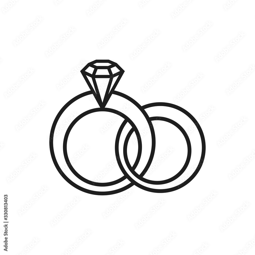 diamond vector icon, diamond ring icon in trendy flat design diamond vector icon, diamond ring icon in trendy flat design