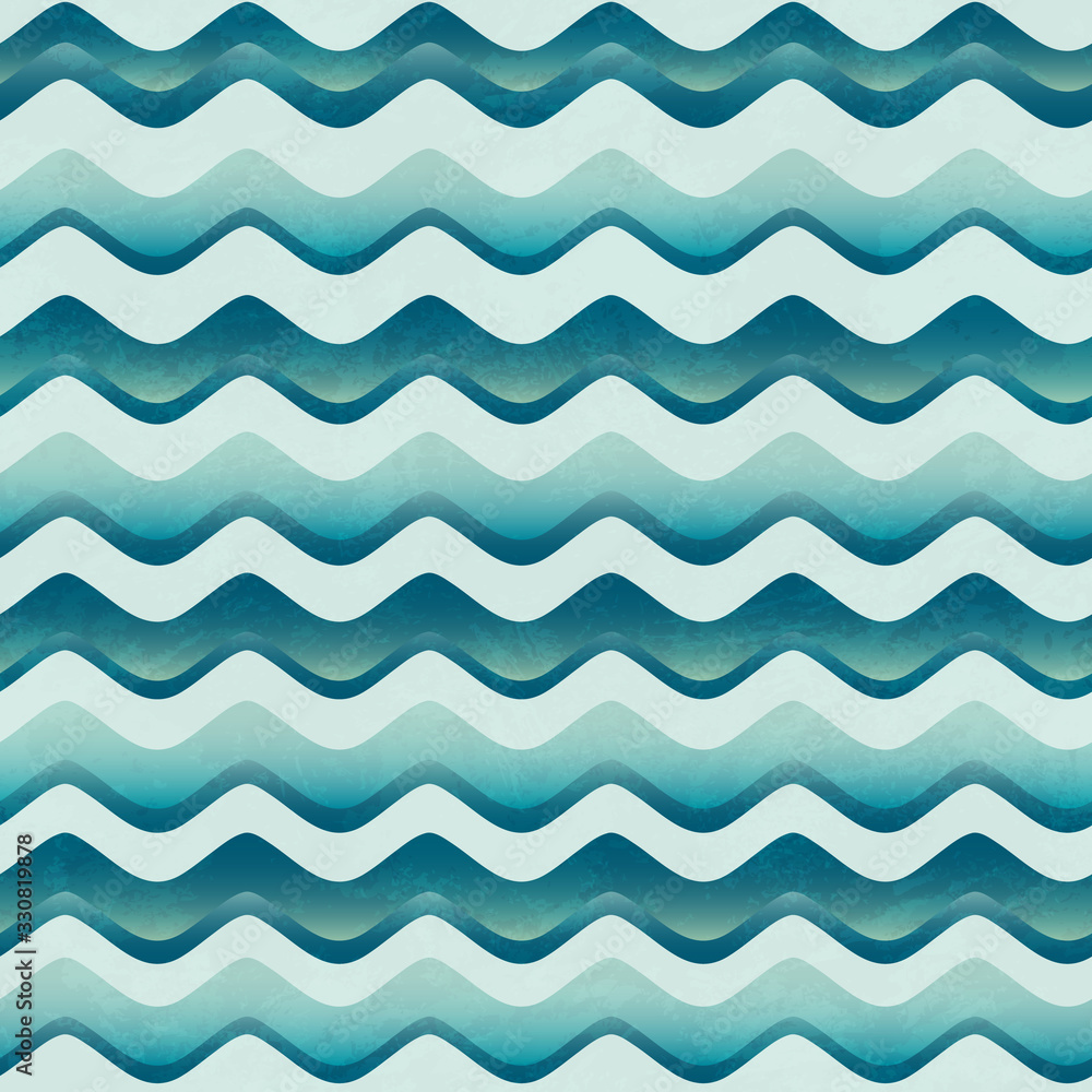 Water seamless pattern with grunge effect Water seamless pattern with grunge effect