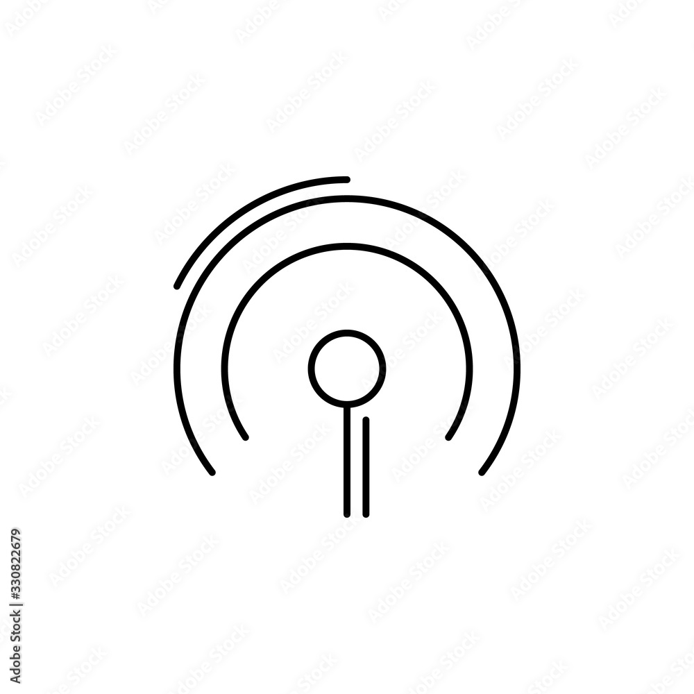 Signal, networking icon. Simple line, outline vector elements of storage and cloud icons for ui and ux, website or mobile application