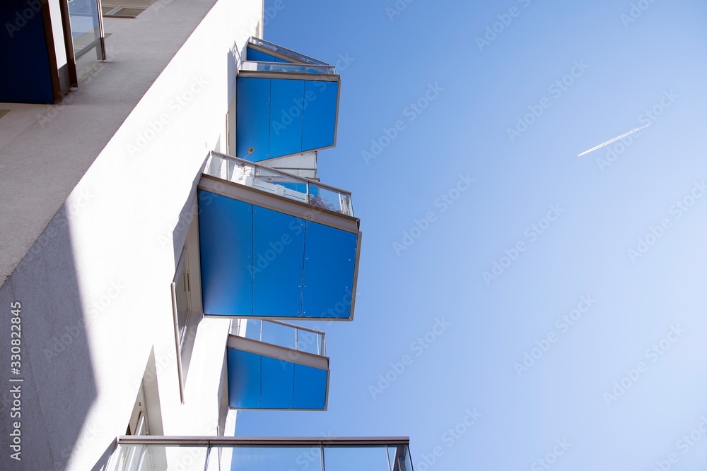 Modern and new apartment building. Multistoried modern, new and stylish living block of flats. Modern and new apartment building. Multistoried modern, new and stylish living block of flats.