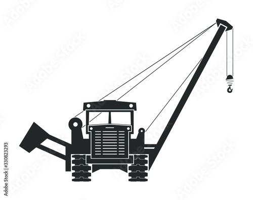 Pipelaying crane