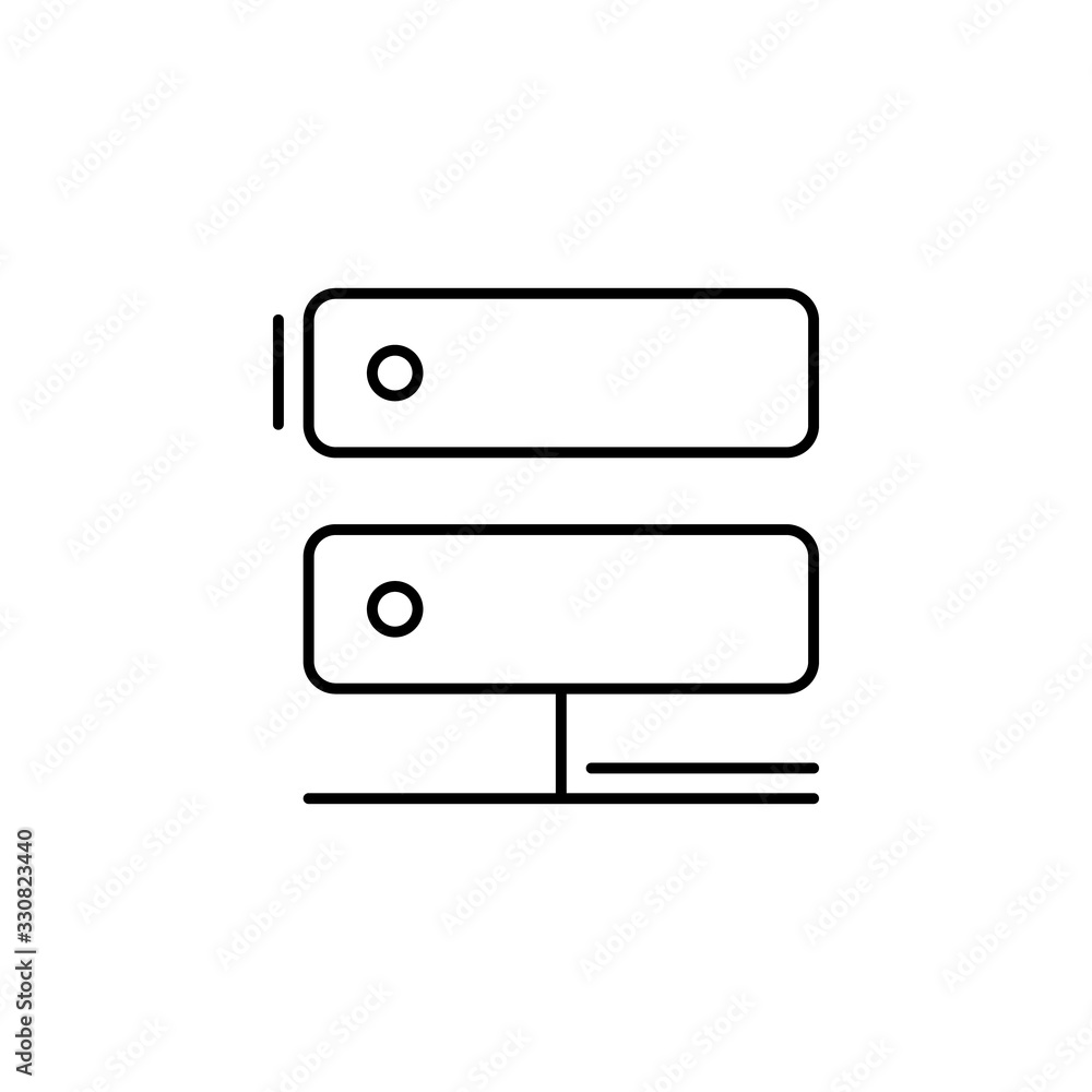 Router, refresh, networking icon. Simple line, outline vector elements of storage and cloud icons for ui and ux, website or mobile application Router, refresh, networking icon. Simple line, outline vector elements of storage and cloud icons for ui and ux, website or mobile application