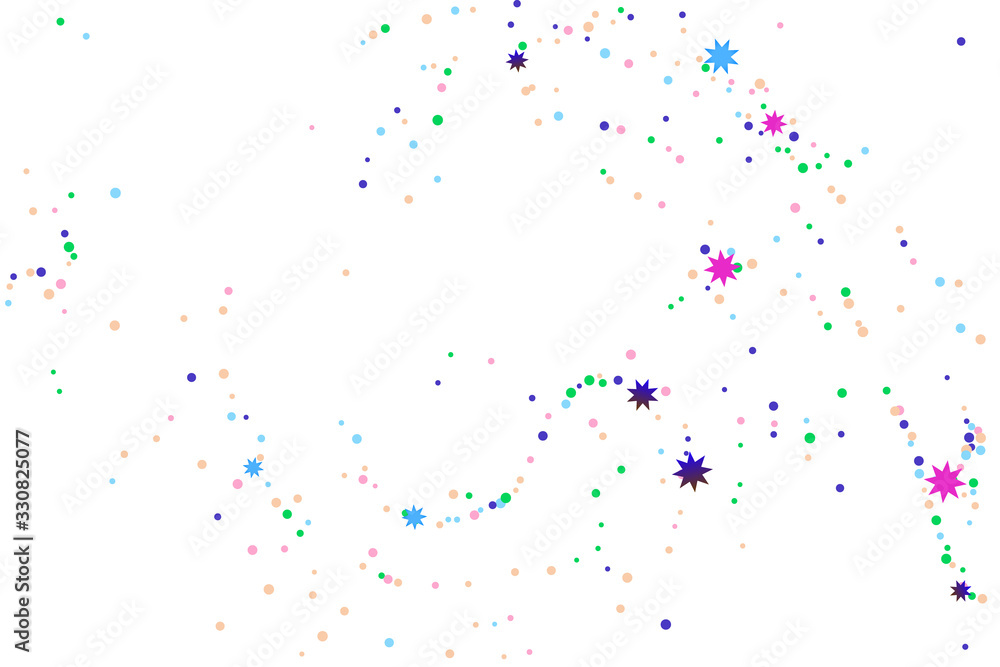 Colored confetti. Colored confetti.