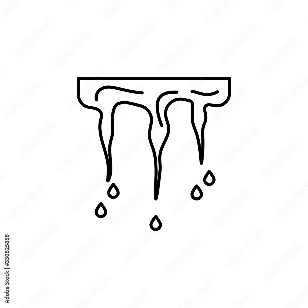 Ice, melting icon. Simple line, outline vector elements of spring icons for ui and ux, website or mobile application Ice, melting icon. Simple line, outline vector elements of spring icons for ui and ux, website or mobile application