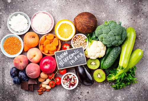 Products with low glycemic index