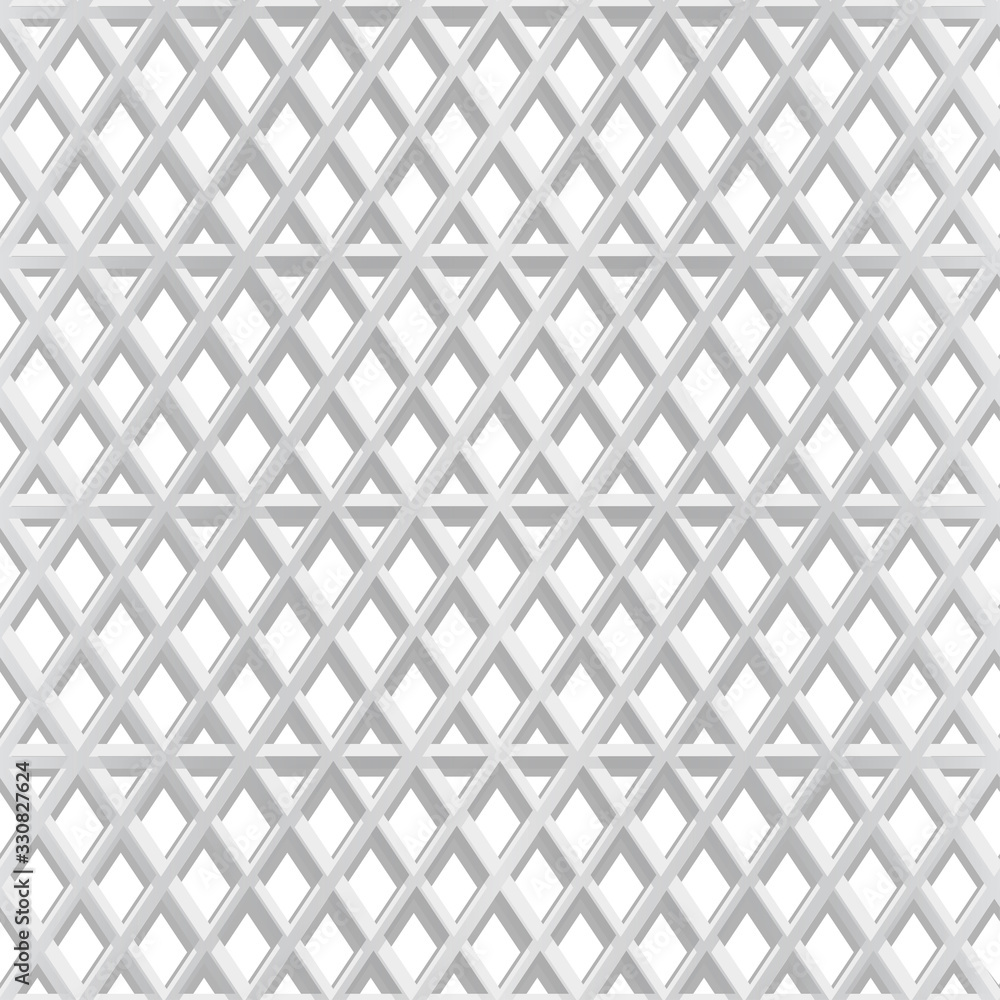 Naklejka premium Monochrome lattice seamless pattern.
