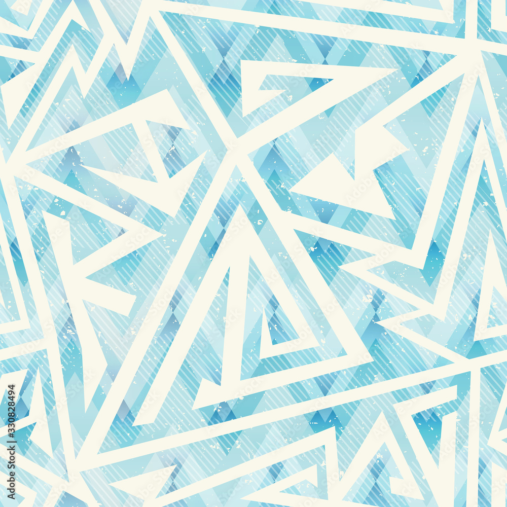 Ice color geometric seamless pattern Ice color geometric seamless pattern