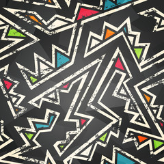 Handdoek met foto Graffiti patronen Graffiti straatkunst patroon ontwerp  © gudinny