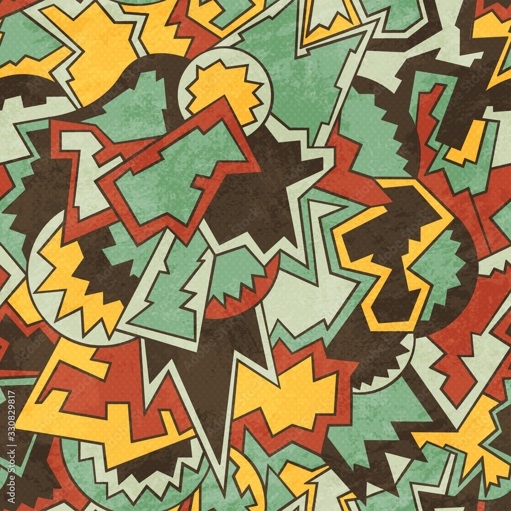 funny geometric seamless pattern funny geometric seamless pattern