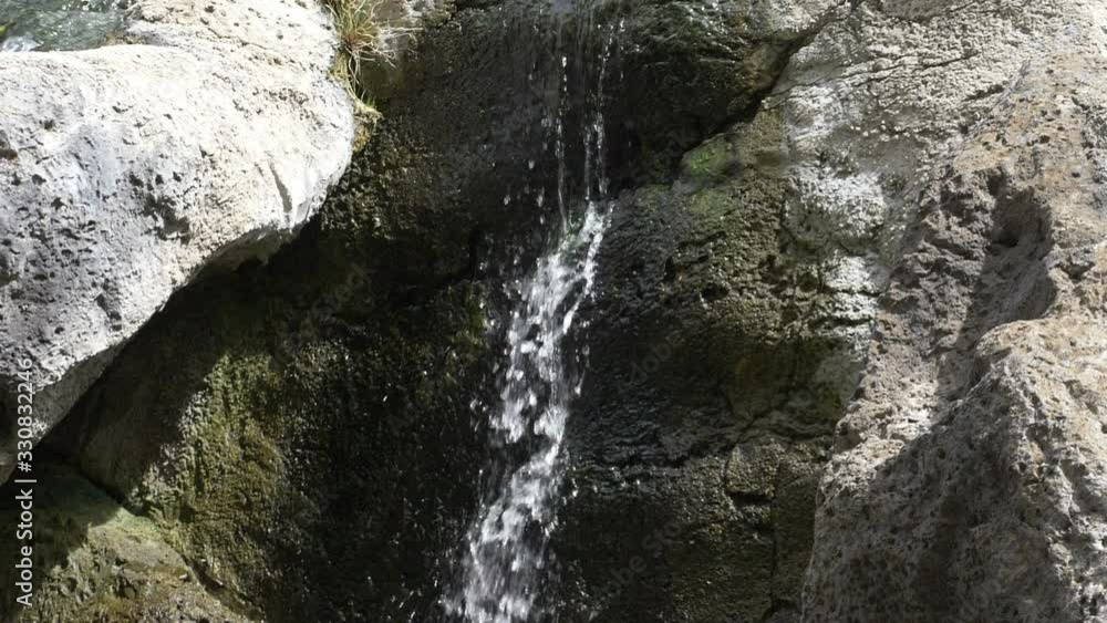Splashing water from waterfall in slow motion 180fps Splashing water from waterfall in slow motion 180fps
