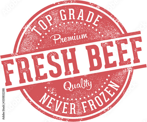 Fresh Beef Premium Meat Stamp
