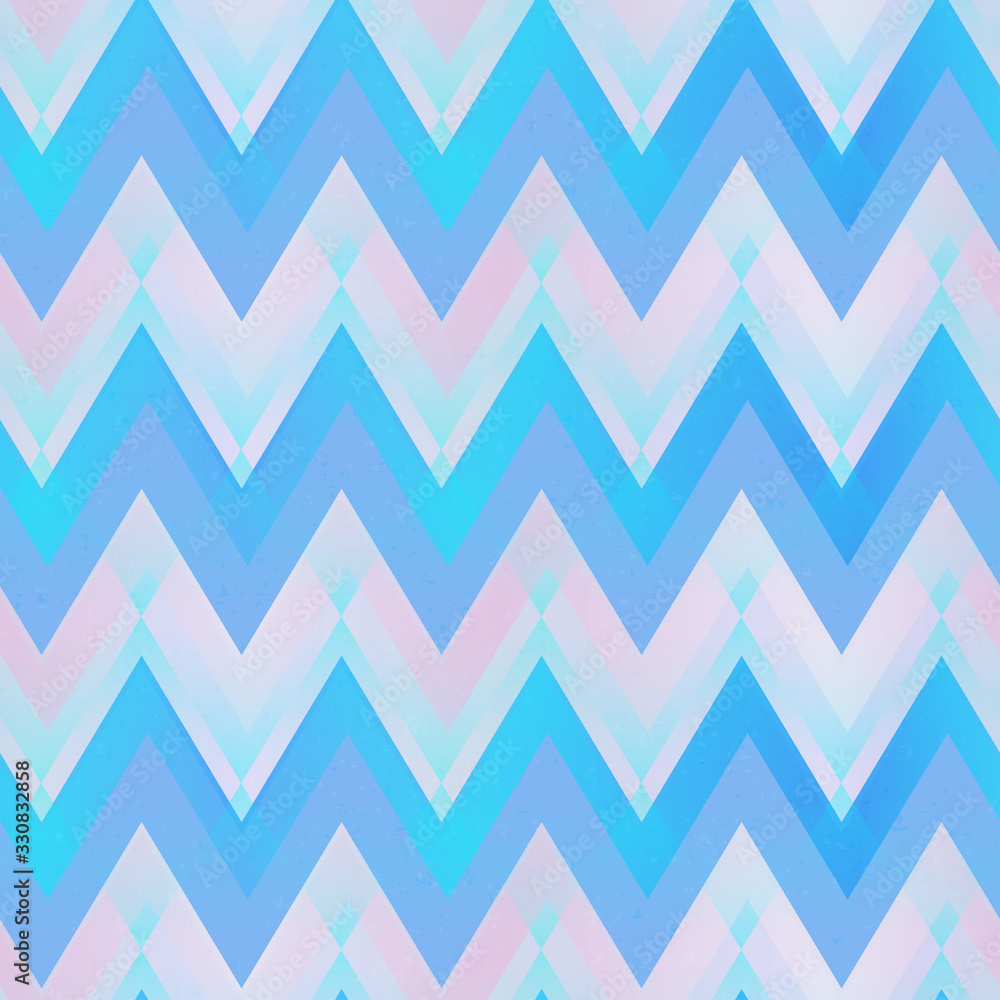 Blue color zigzag seamless pattern Blue color zigzag seamless pattern