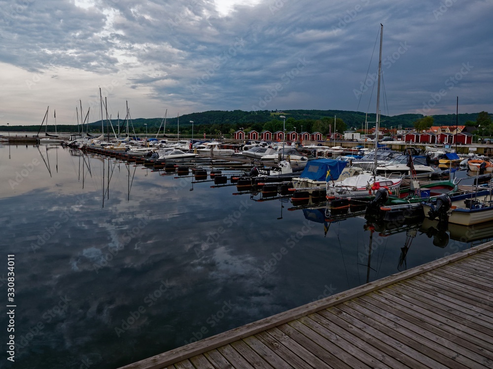 Harbour at Båstad, Sweden