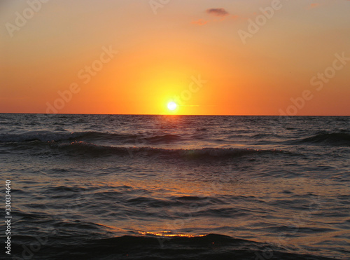 Sunset, Gulf of Mexico, San Marco, Florida, USA © Klaus Nowottnick