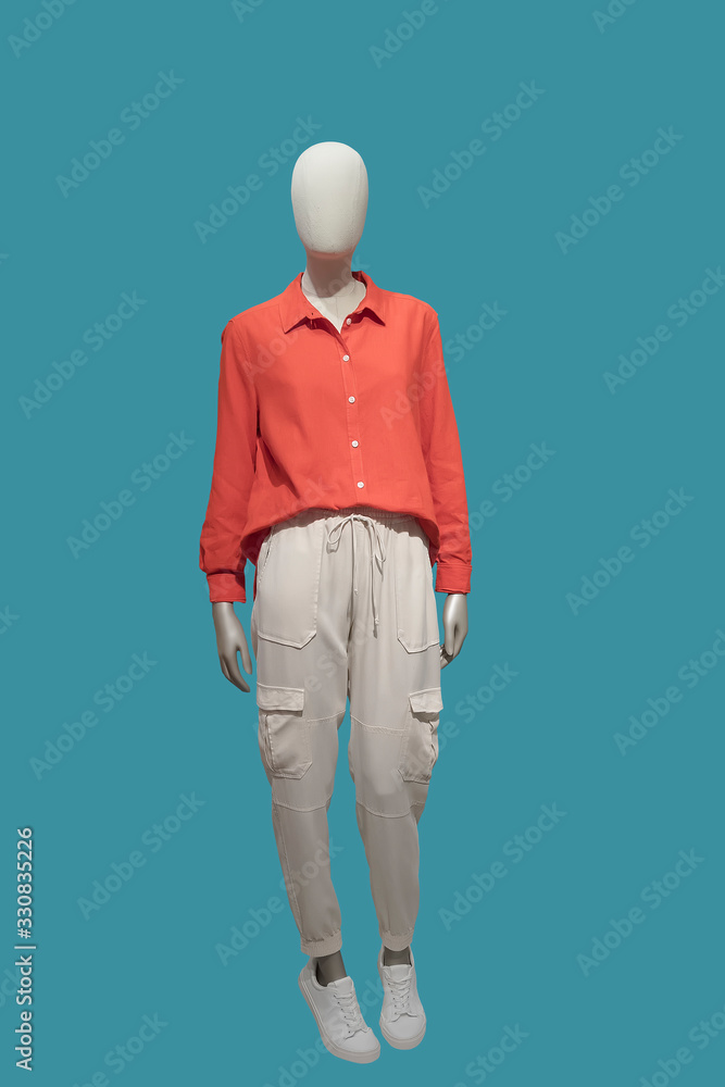 Full length female mannequin. Full length female mannequin.