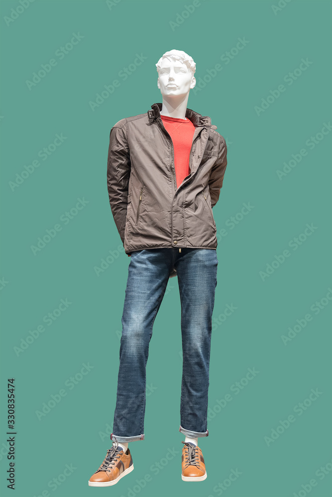 Full length male mannequin. Full length male mannequin.