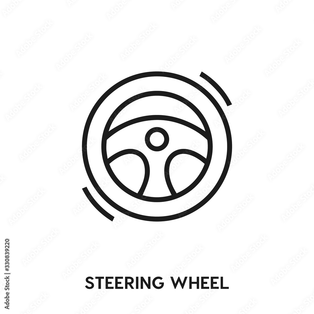 steering wheel vector line icon. Simple element illustration. steering wheel icon for your design. Can be used for web and mobile. steering wheel vector line icon. Simple element illustration. steering wheel icon for your design. Can be used for web and mobile.