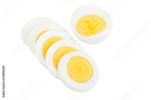 Fényképezés sliced boiled eggs