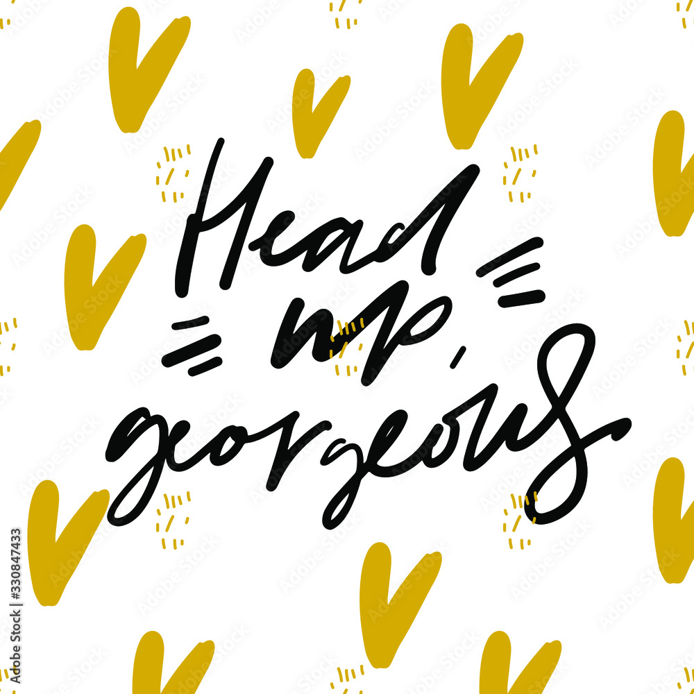 Hand lettering illustration for your design. Beauty quote. Hand lettering illustration for your design. Beauty quote.
