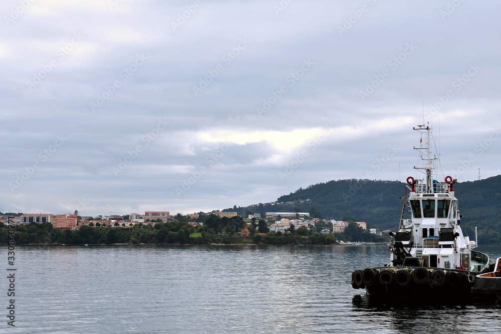 port of El Ferrol, Galicia, Spain, Europe, October 7, 2019
