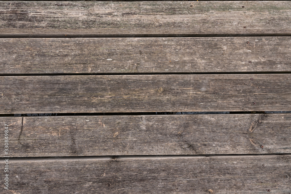 Fototapeta premium wood plank flooring with aged look