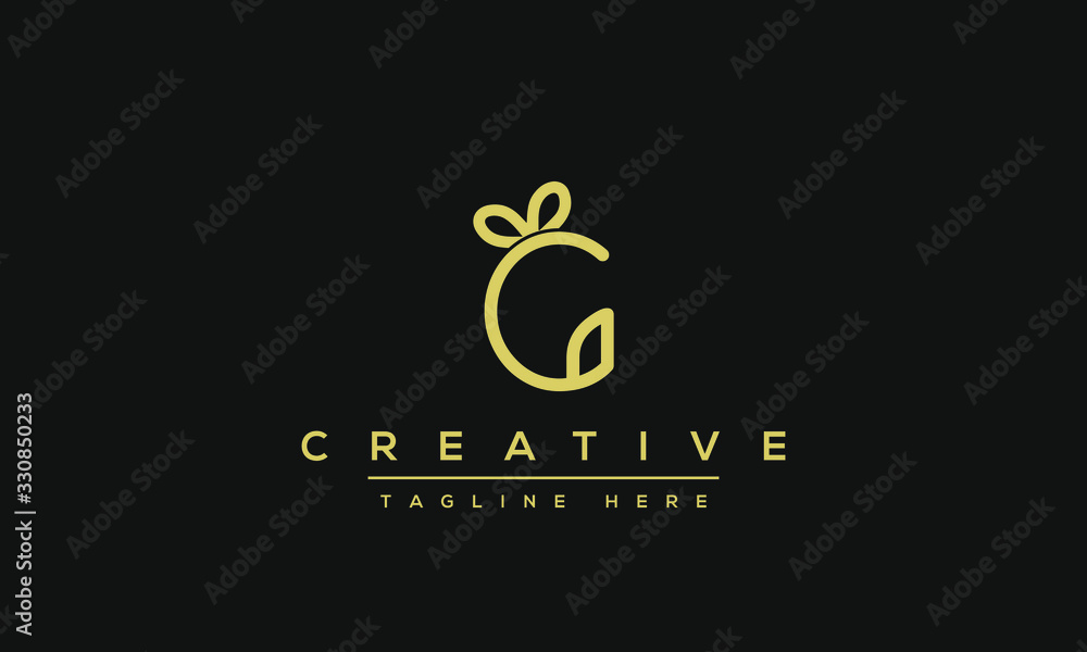 Modern creative letter G vector logo design. Minimalist G Luxury monogram initial based icon. Modern creative letter G vector logo design. Minimalist G Luxury monogram initial based icon.