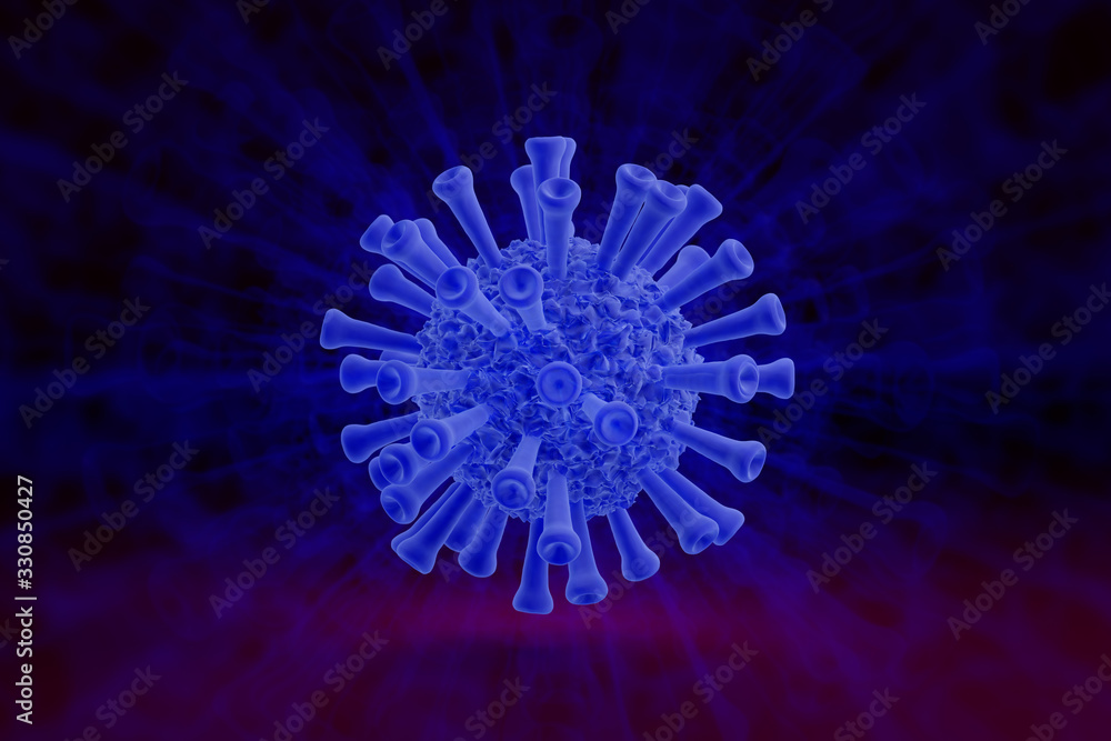 Corona virus COVID 19 microscope illustration Corona virus COVID 19 microscope illustration