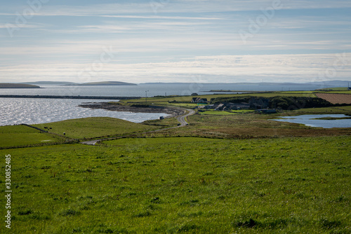 Water and land at Unst