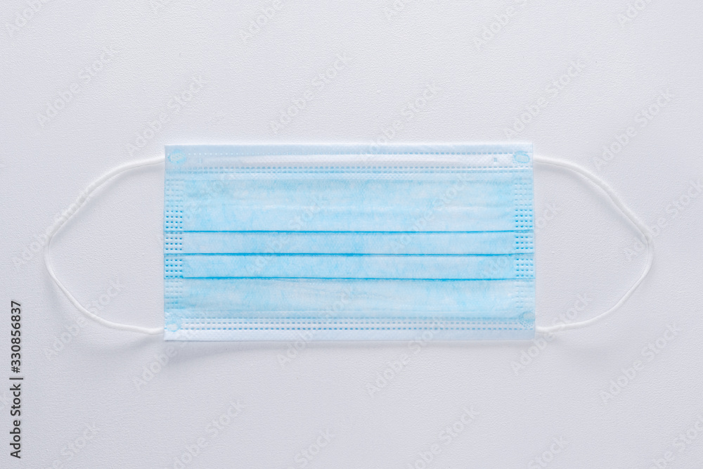 Medical mask on white background, Corona protection Medical mask on white background, Corona protection
