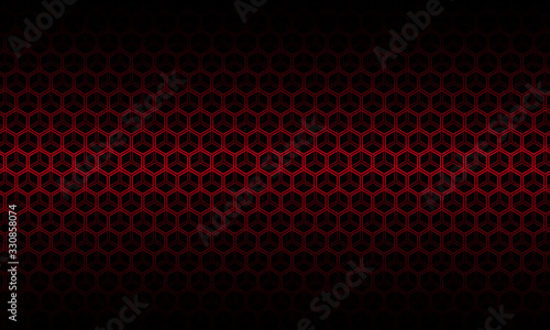 Abstract vector honeycombs textured background