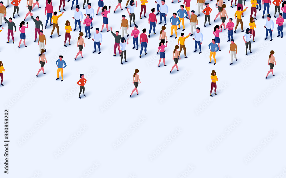 Large group of people on white background. People communication concept. Large group of people on white background. People communication concept.