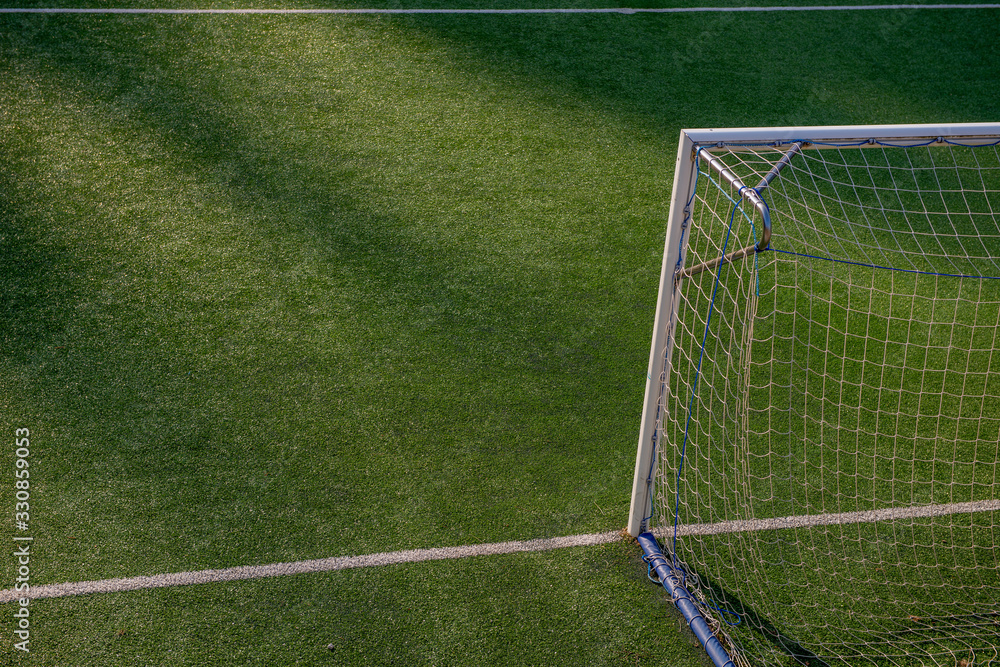 Fototapeta premium Synthetic soccer field