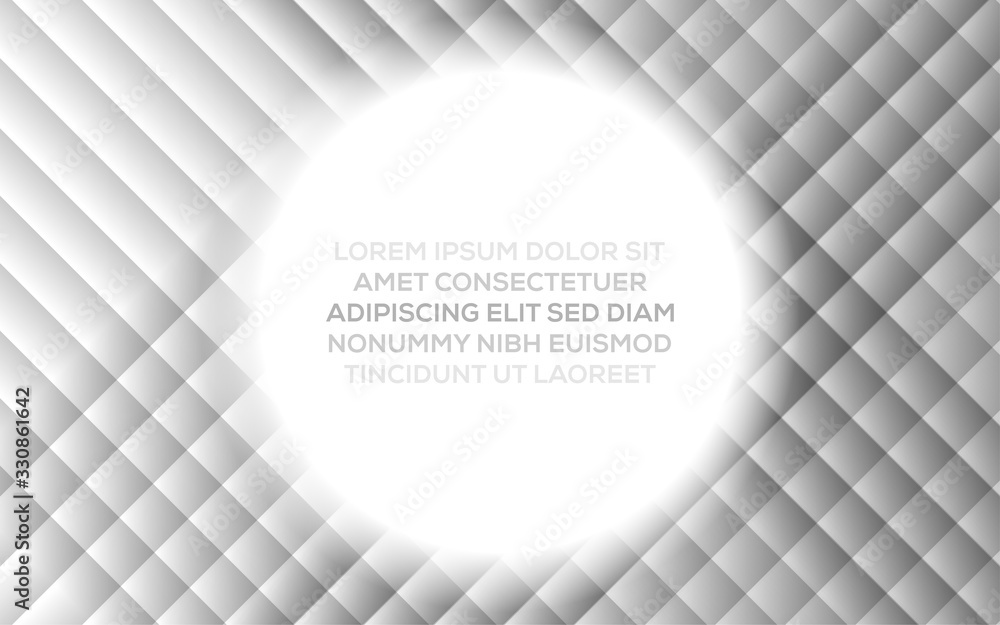 Obraz premium Abstract creative trendy dynamic modern design with grey white abstract background