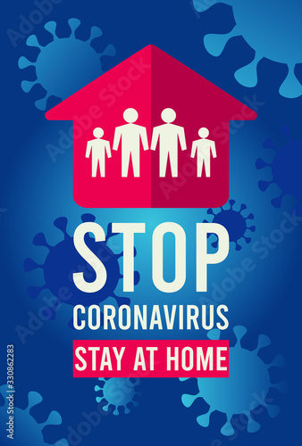 coronavirus 2019 nCoV. staying at home .  Novel Coronavirus (2019-nCoV). Virus Covid 19-NCP 
