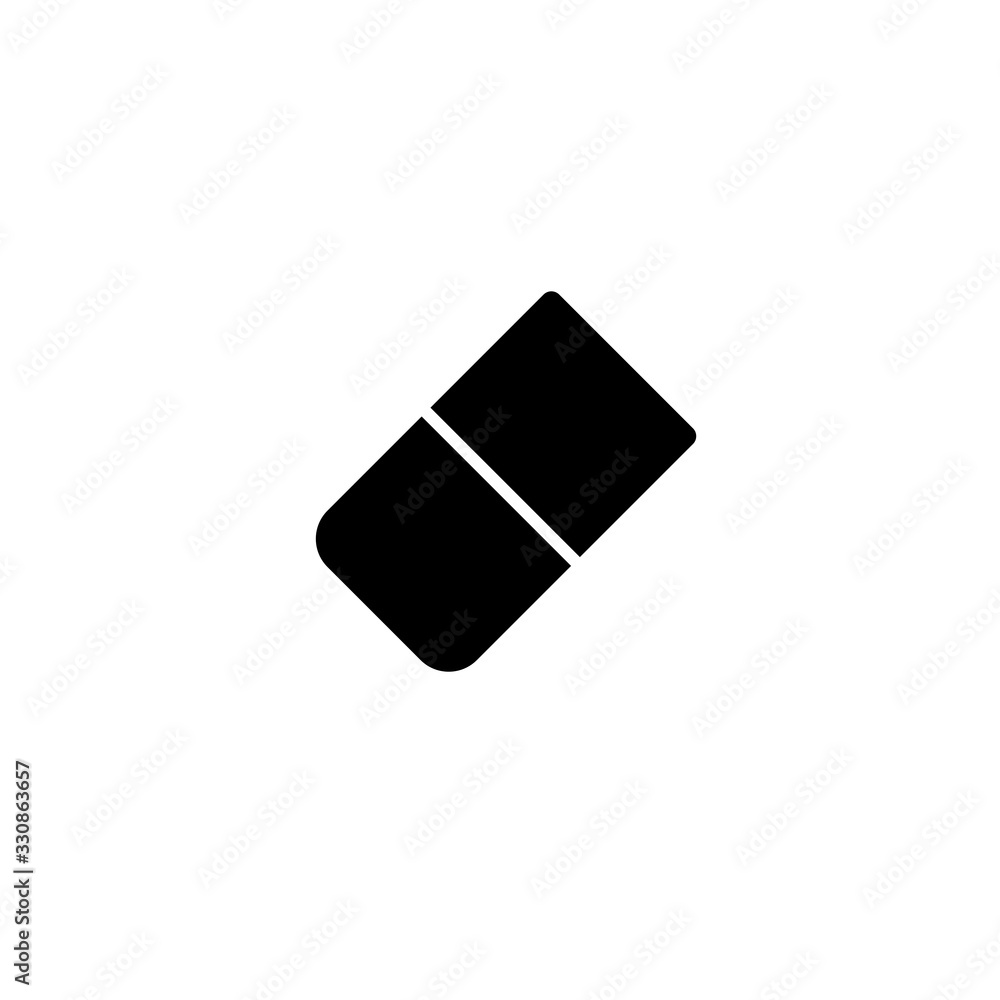 Vector illustration, eraser icon design Vector illustration, eraser icon design
