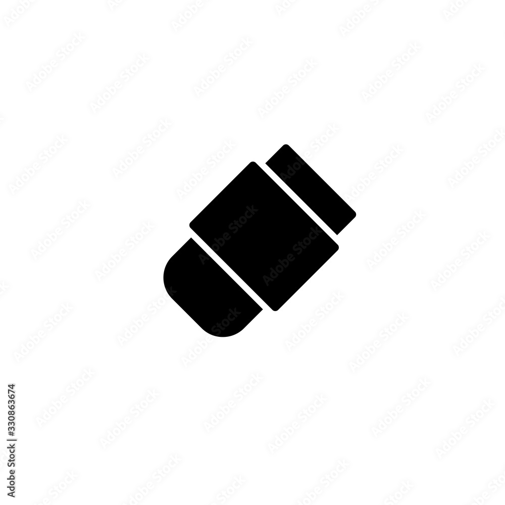 Vector illustration, eraser icon design