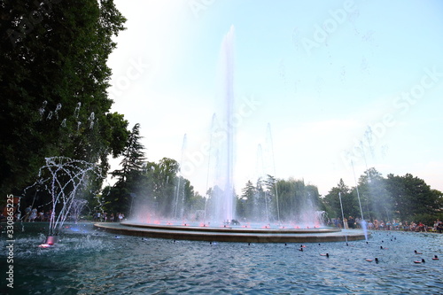 Budapest fountain show in Hungary © moniadk