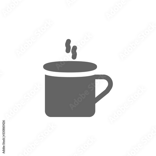 Coffee, tea icon. Simple vector summer icons for ui and ux, website or mobile application