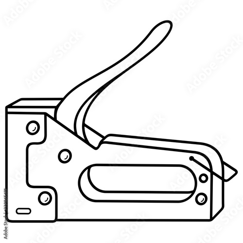 Light duty staple gun