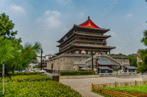 Xi'an Drum Tower. Xi'an ancient city, Shaanxi Province, China
