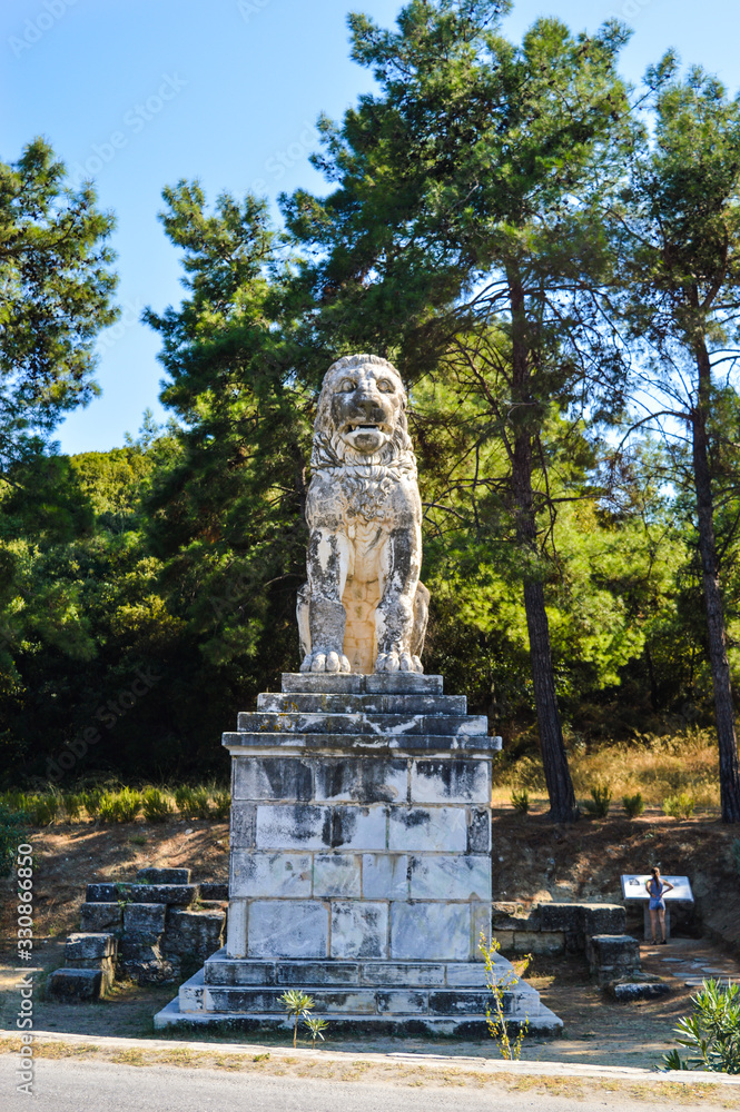 Lion of Amphipolis Statue Greece