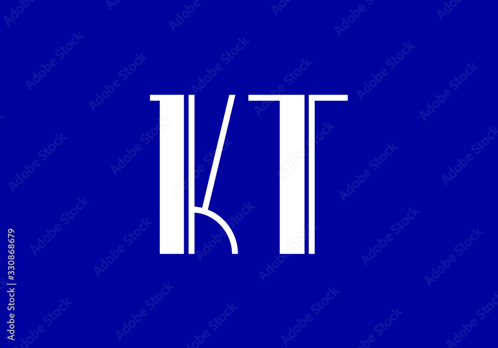 K T Initial Letter Logo design vector template, Graphic Alphabet Symbol for Corporate Business Identity K T Initial Letter Logo design vector template, Graphic Alphabet Symbol for Corporate Business Identity