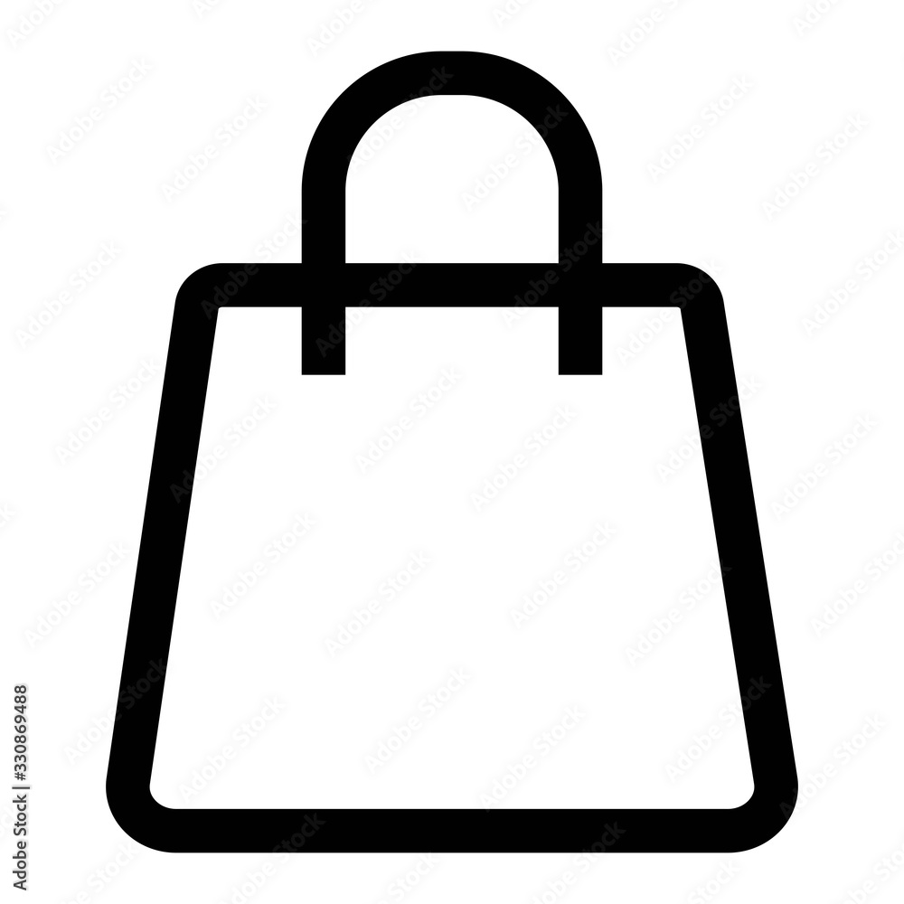 Shopping bag icon. Ecommerce purchasing sign. Online store concept. Stock  Illustration | Adobe Stock